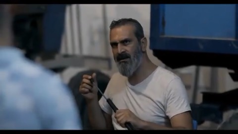 Still frame from Untitled scene — a 1m 01s clip marked up for dubbing