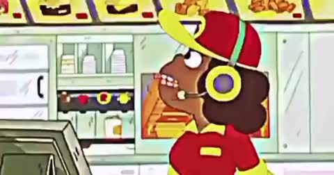 Still frame from TTPS Clarence — a 11s clip marked up for dubbing