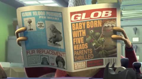 Still frame from Papeleo anoche - Monster Inc LATINO by Dovahrgon — a 34s clip marked up for dubbing