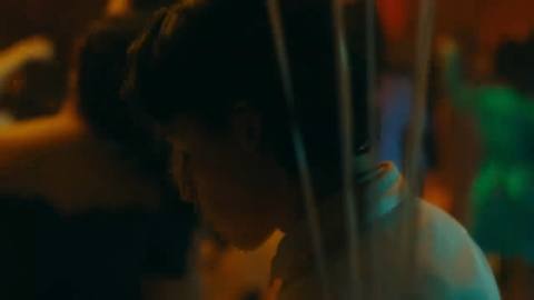 Still frame from Olivia Rodrigo jealousy jealousy — a 2m 46s clip marked up for dubbing