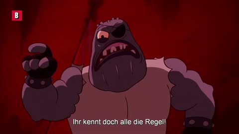 Still frame from Spongebob Movie Blubberbaby Jagd [DUB] [GER/DE] — a 2m 50s clip marked up for dubbing