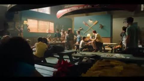 Still frame from Untitled scene — a 42s clip marked up for dubbing