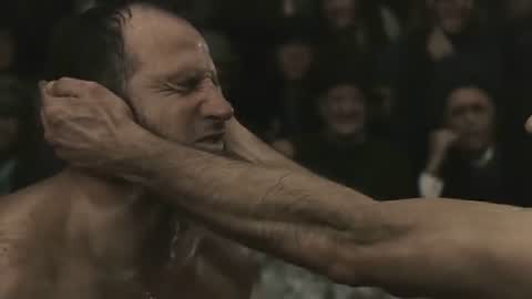 Still frame from Sherlock Holmes (2009) - Discombobulate — a 58s clip marked up for dubbing
