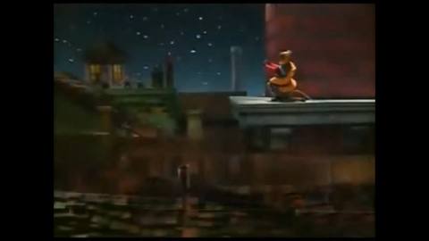 Still frame from Untitled scene — a 48s clip marked up for dubbing