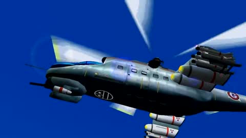 Still frame from Sonic Adventure 2- Hero Story Opening Scene — a 52s clip marked up for dubbing