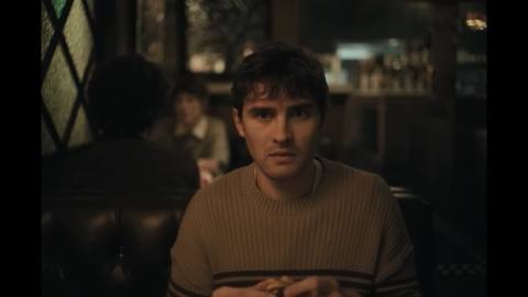 Still frame from Arguing about Charizard — a 1m 14s clip marked up for dubbing