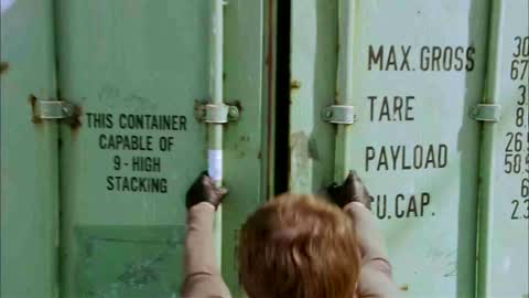 Still frame from Dexter - Cargo Scene — a 1m 08s clip marked up for dubbing