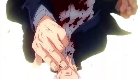 Still frame from Gojo VS Toji - Round 2 — a 6m 28s clip marked up for dubbing