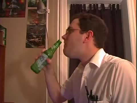 Still frame from Rolling Rock on the Roll 'n Rocker — a 3m 09s clip marked up for dubbing