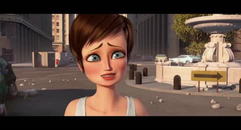 Still frame from Megamind - Youre the punk Ive heard about — a 1m 43s clip marked up for dubbing