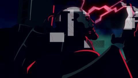 Still frame from Cyberpunk Edgerunners Finale — a 2m 54s clip marked up for dubbing