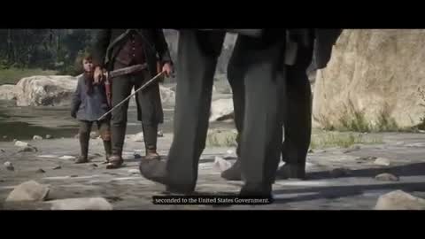 Still frame from youre a wanted man mr morgan — a 2m 29s clip marked up for dubbing