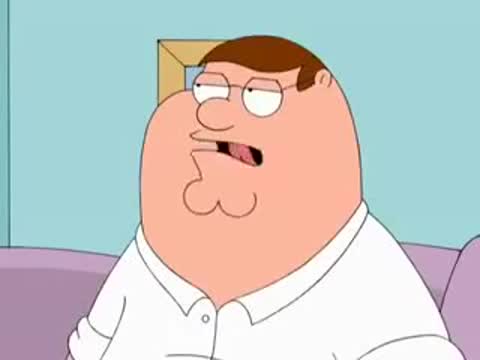 Still frame from Family Guy - Robert Loggia — a 47s clip marked up for dubbing