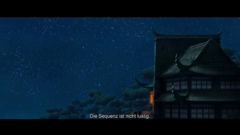 Still frame from Untitled scene — a 1m 50s clip marked up for dubbing