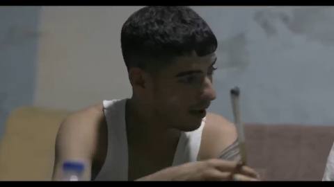 Still frame from sıfırbir — a 2m 28s clip marked up for dubbing
