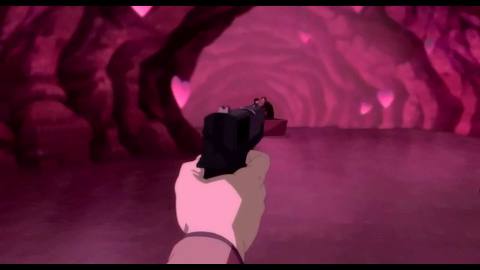 Still frame from Batbat — a 2m 23s clip marked up for dubbing