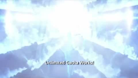 Still frame from Unlimited Gacha Works Fate — a 1m 30s clip marked up for dubbing