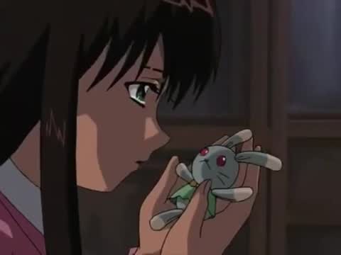 Still frame from Not Because Youre A Rabbit Ghost Stories DUB — a 29s clip marked up for dubbing