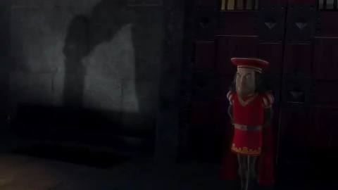 Still frame from fbdgd — a 1m 15s clip marked up for dubbing