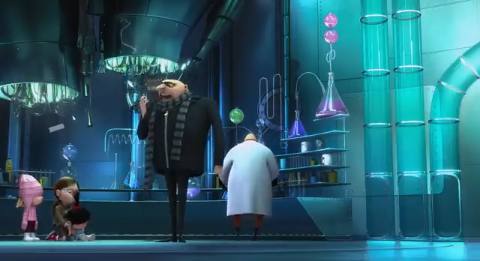 Still frame from Bleh — a 20s clip marked up for dubbing