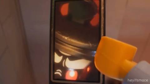 Still frame from Untitled scene — a 3m 43s clip marked up for dubbing