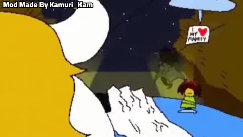 Still frame from Asgore Runs Over Dess - Undertale — a 32s clip marked up for dubbing