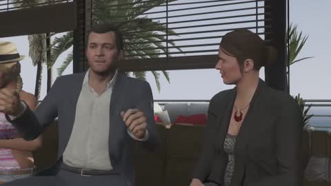 Still frame from Gta5 therapy — a 2m 20s clip marked up for dubbing