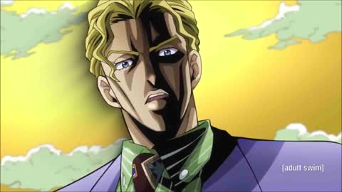 Still frame from Yoshikage Kira's Introduction — a 2m 02s clip marked up for dubbing