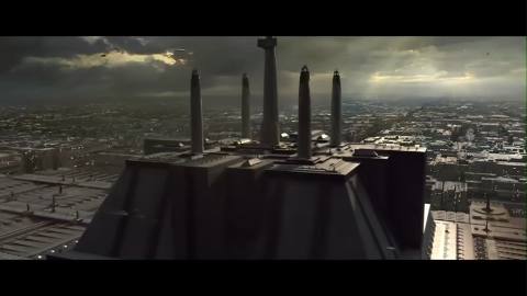 Still frame from Star Wars les enfants et le twister — a 1m 34s clip marked up for dubbing
