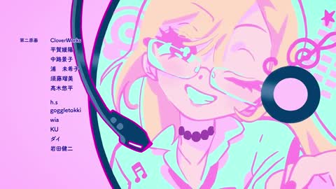 Still frame from Marin Kawaii — a 1m 29s clip marked up for dubbing