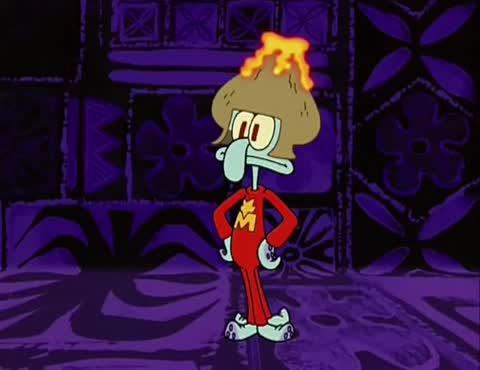 Still frame from The International Justice League Of Super Acquaintances — a 44s clip marked up for dubbing