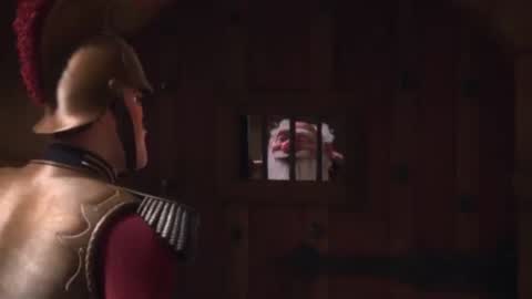 Still frame from Tangled - What's The Password — a 27s clip marked up for dubbing