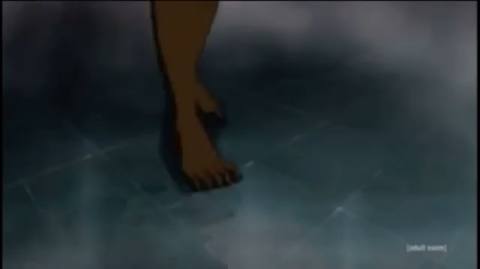 Still frame from Untitled scene — a 1m 21s clip marked up for dubbing