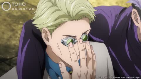 Still frame from JUJUTSU KAISEN - ( PT-BR ) — a 1m 00s clip marked up for dubbing