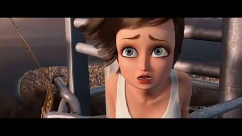 Still frame from Untitled scene — a 19s clip marked up for dubbing
