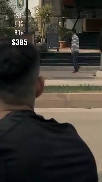 Still frame from sa — a 1m 00s clip marked up for dubbing