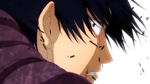 Still frame from Gojo vs Toji Full Scene — a 6m 22s clip marked up for dubbing