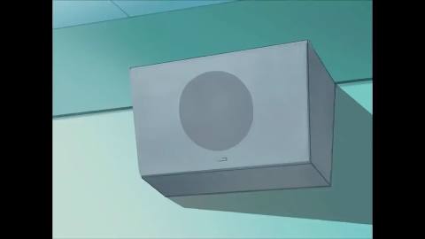 Still frame from Untitled scene — a 1m 17s clip marked up for dubbing