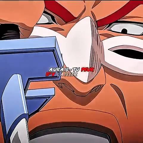 Still frame from ikkaku bankai — a 47s clip marked up for dubbing