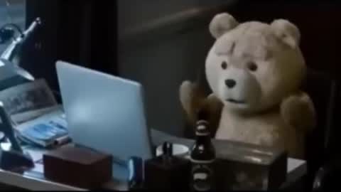 Still frame from THERES SO MUCH - Ted 2 Dub Mode — a 1m 12s clip marked up for dubbing