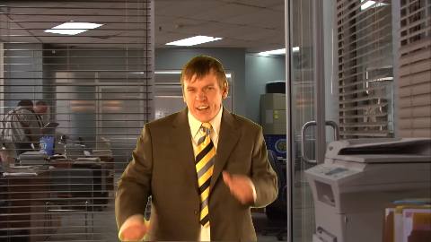 Still frame from trash talking an opponent — a 42s clip marked up for dubbing