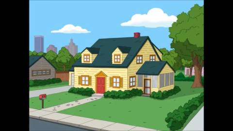 Still frame from Peter Griffin Plays Call of Duty Dub — a 26s clip marked up for dubbing