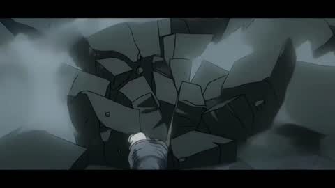 Still frame from Sukuna VS Mahoraga — a 9m 07s clip marked up for dubbing