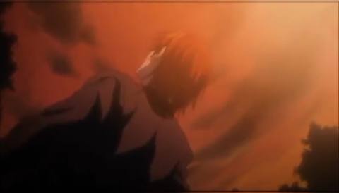 Still frame from Light reveals he is Kira — a 47s clip marked up for dubbing