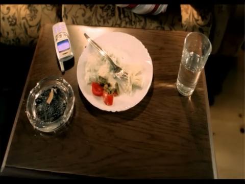 Still frame from Untitled scene — a 37s clip marked up for dubbing