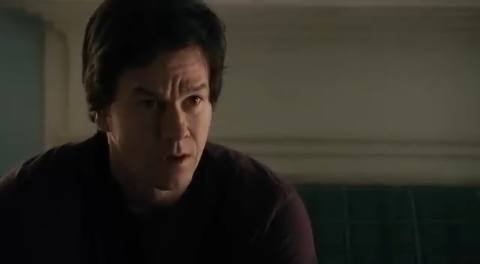 Still frame from Ted comes back to life — a 26s clip marked up for dubbing