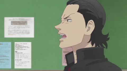 Still frame from Tokyo Revengers - KAZUTORA E TAKEMICHI ( PT-BR ) — a 2m 03s clip marked up for dubbing