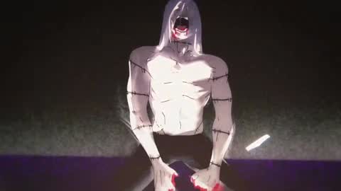 Still frame from Jujutsu Kaisen Mahito speaking Itadori yuji Modulo — a 3s clip marked up for dubbing