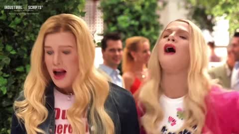 Still frame from White Chicks - You Wanna Talk About Mothers — a 1m 04s clip marked up for dubbing