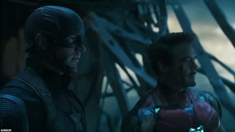 Still frame from Endgame — a 2m 11s clip marked up for dubbing